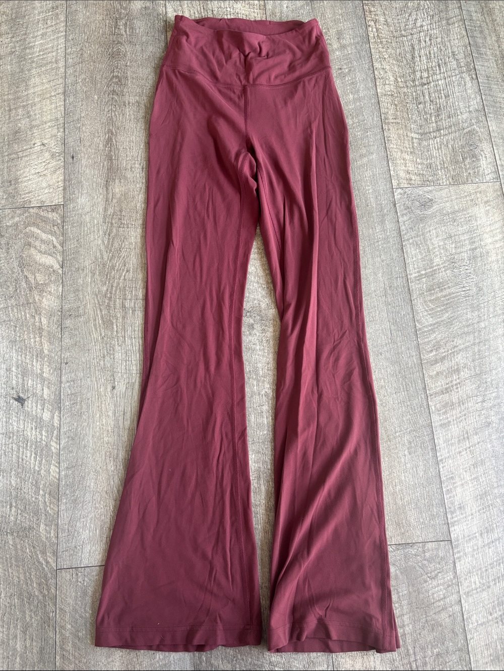 lululemon athletica Women's Burgundy Flare Leggings